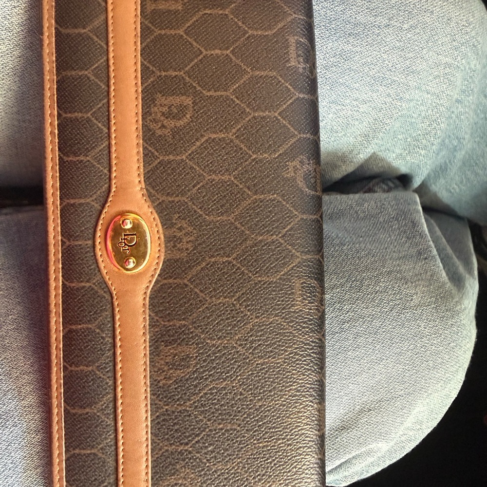 Vintage Dior Honeycomb Wallet (Bi-fold)